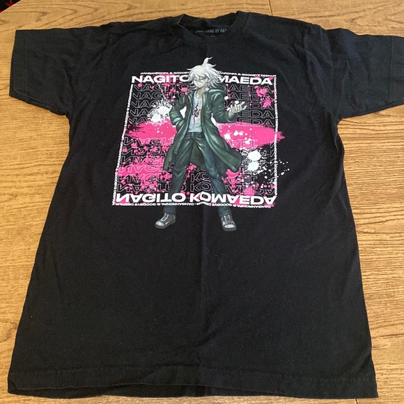 Other - Nagito Komaeda Black T-Shirt, size M